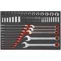 Teng Tools TTEAF62 - 62 Piece SAE/Imperial Wrench/Socket Set in EVA TTEAF62